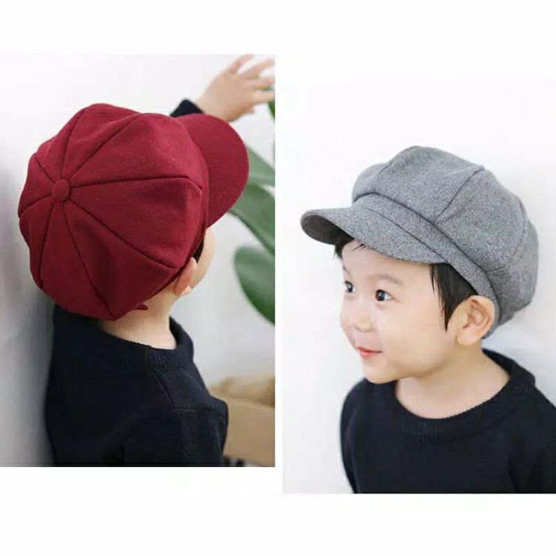 Topi apolo anak bayi 1-2 tahun/topi anak korea/topi anak lucu-2