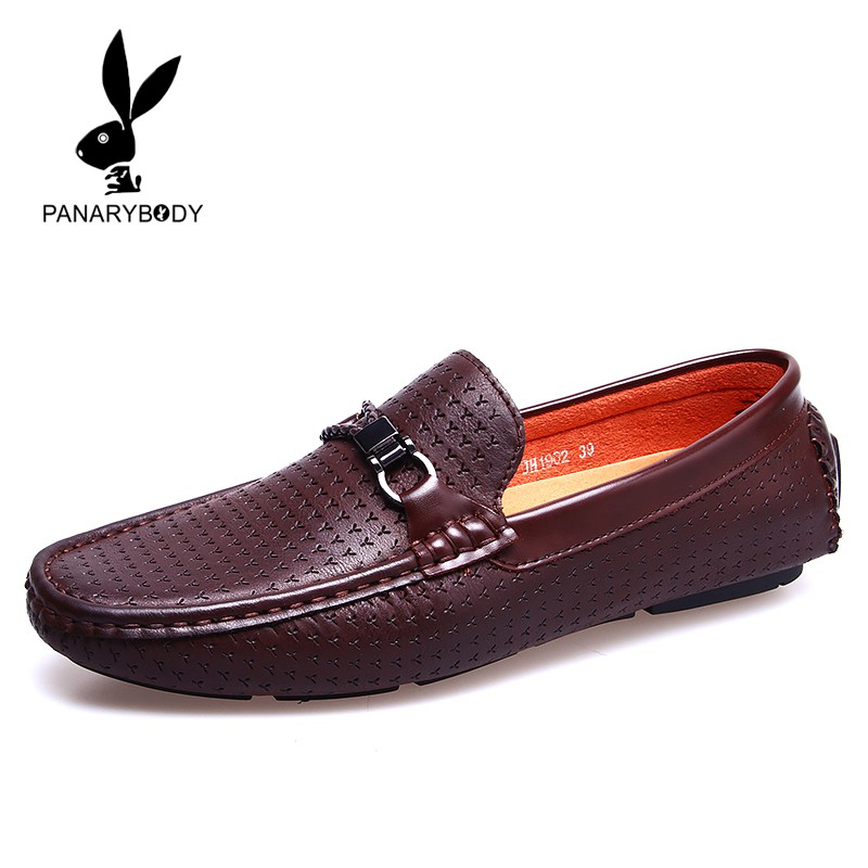 Sepatu Loafer Pantofel Pria Casual Semi Formal Sepatu Kantor Pria Loafers Fantofel Kulit Motif Terba