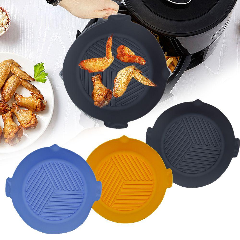 Solighter Panci Silikon Pengganti Masak Pizza Plate AirFryer Aksesoris Baking Basket