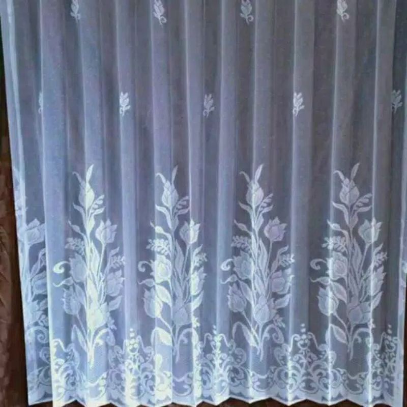 vitrase gorden lapisan gorden dalaman gorden tirai jendela gorden putih transparan