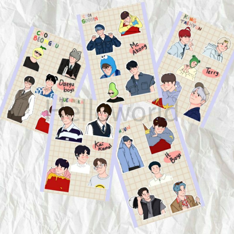 

Sticker ilustrasi TXT (BACA DESKRIPSI)