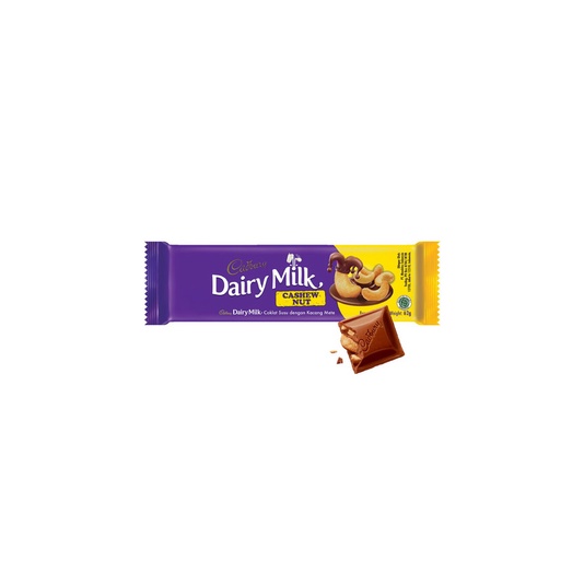 Promo Harga Cadbury Dairy Milk Cashew Nut 62 gr - Shopee