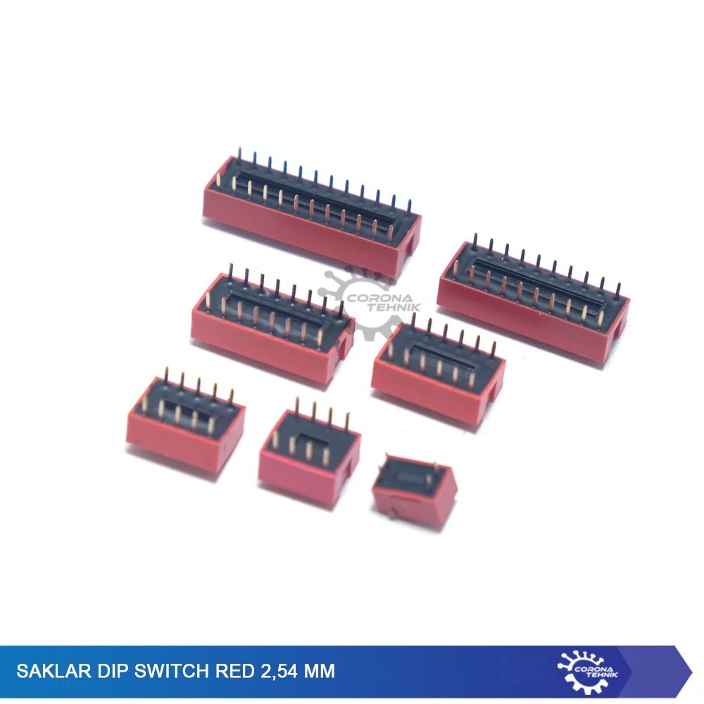 DIL Switch - Pitch Pin 2.54 mm - Saklar Dip Switch Breadboard