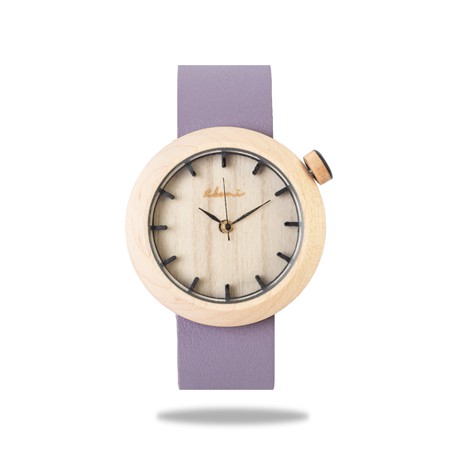 Eboni - Jam Tangan Kayu Wanita Maple 2.0 Lilac / Wooden Watches