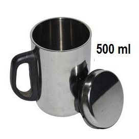 Thermos Mug 500ML Termos Cangkir Gelas Minum Air Panas Dingin Stainless Harga Termurah