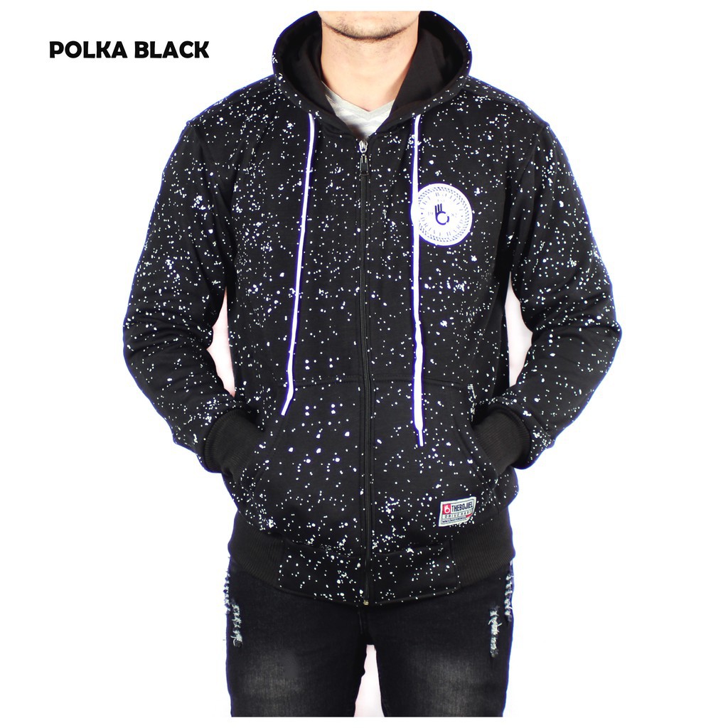 ZURREL JAKET HOODIE  BJL POLKA