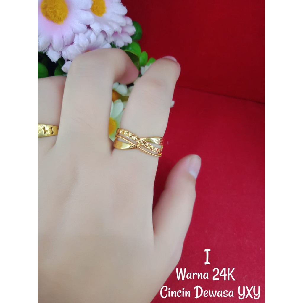 Cincin Mas Dubai Lapis Mas 24k