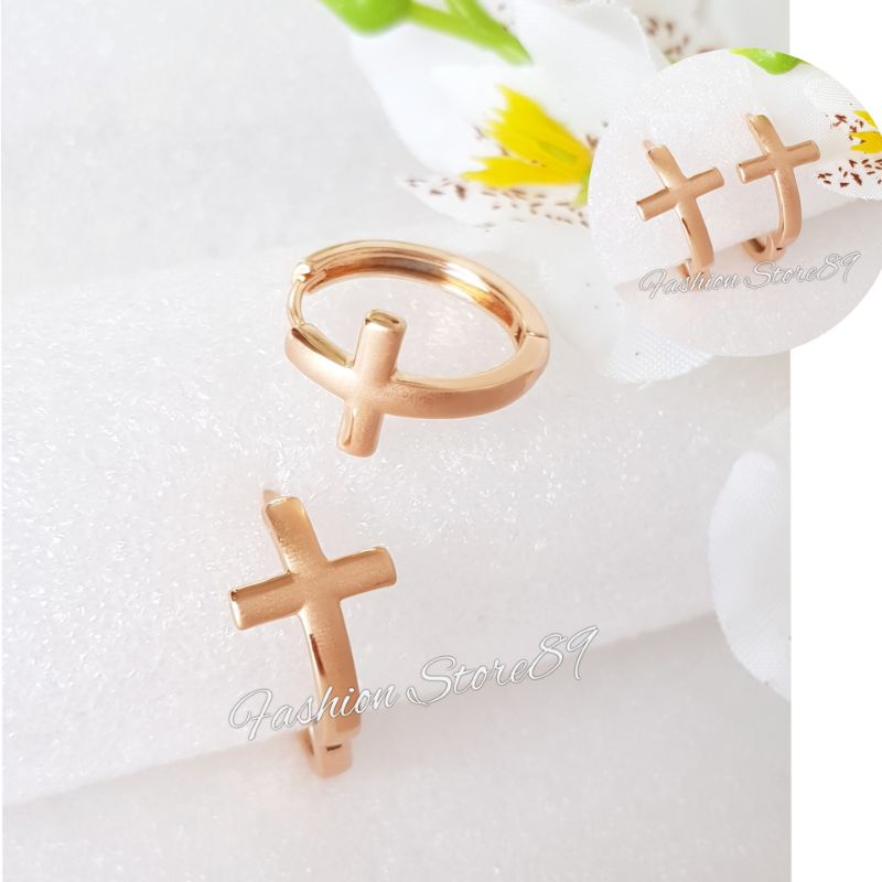 Ready import  Anting Jepit Salib Xuping merk Xuping Bestquality kualitas xuping terjamin bestseller