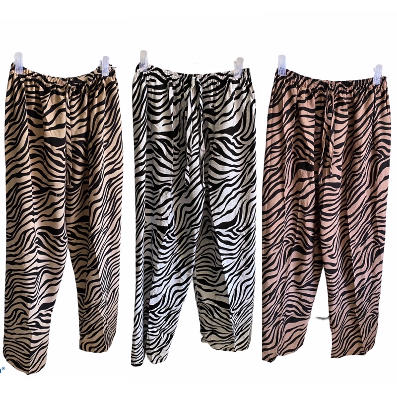 CELANA KULOT PANJANG WANITA TALI POLOS & MOTIF A031-6