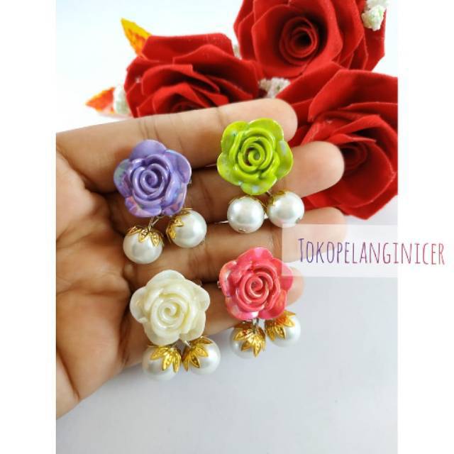 Bros Dagu Hijab Pin Brooch/Bross Souvenir /Mawar Simple Fashion Muslim Bros Anak By Tokopelanginicer