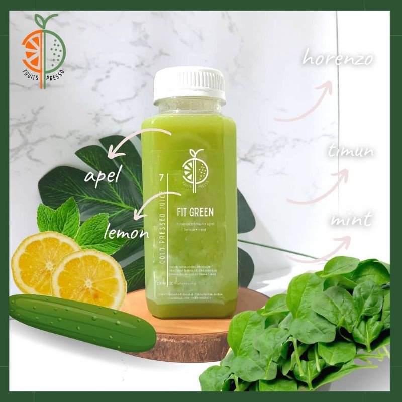 

Fit Green • Cold Pressed Juice • Jus Horenzo • Fruitspresso