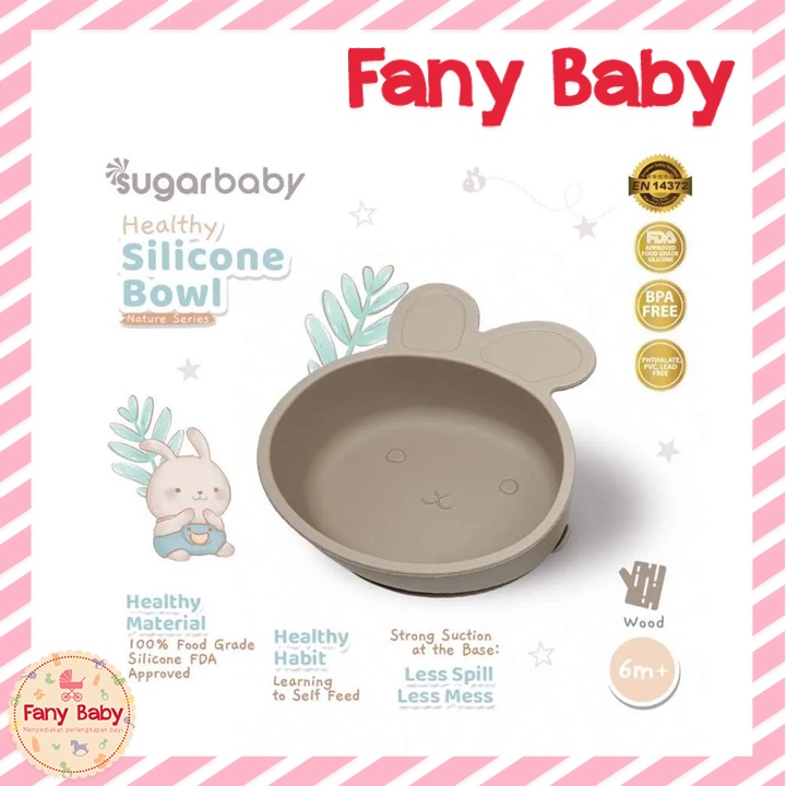 SUGAR BABY HEALTHY SILICONE BOWL NATURE SERIES