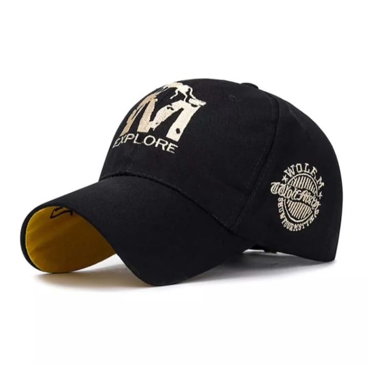 TOPI BASEBALL M EXPLORE/TOPI DISTRO M-EXPLORE WOLF PRIA &amp; WANITA TERBARU [COD]