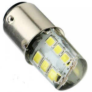 Bohlam LED Rem Bayonet Kaki 2 Strobo Model Jelly 12 SMD Anti Panas DC 12 Volt