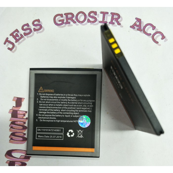 Baterai Battery Batre Double Power Evercoss Evercross Cross B75 B75A - Hitam