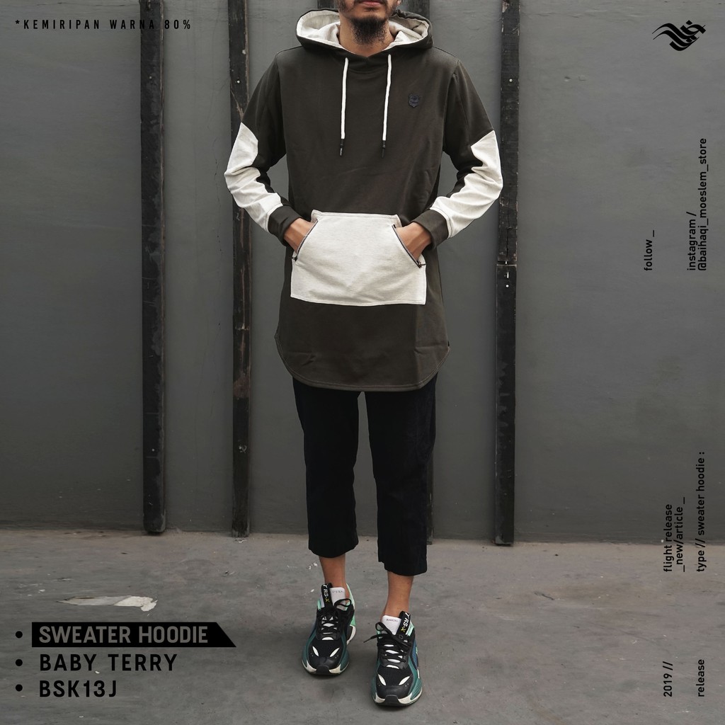 Baihaqi Sweater Hoodie Lengan Panjang BSK13JR