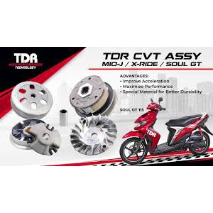 PAKET UPGRADE CVT ASSY PULLY SET MIO J XRIDE SOUL GT M3 TDR ORIGINAL