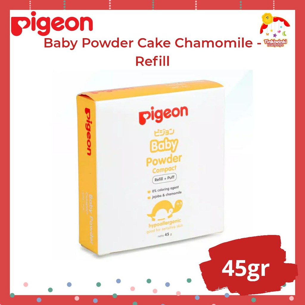 Pigeon Baby Powder Cake Chamomile 45Gr - REFILL