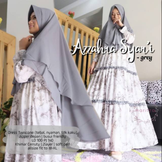 Azahra Gamis Syari
