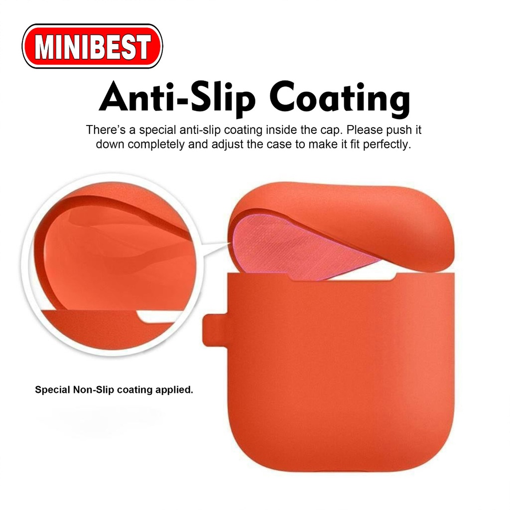 [MB] Case / Casing MB_Pods 2nd Generation (Premium Silicone Softcase + Free Hook) by Minibest Indonesia