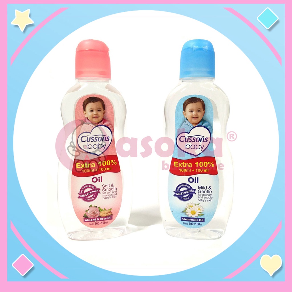 Cussons Baby Oil 100 ml + 100 ml ASOKA