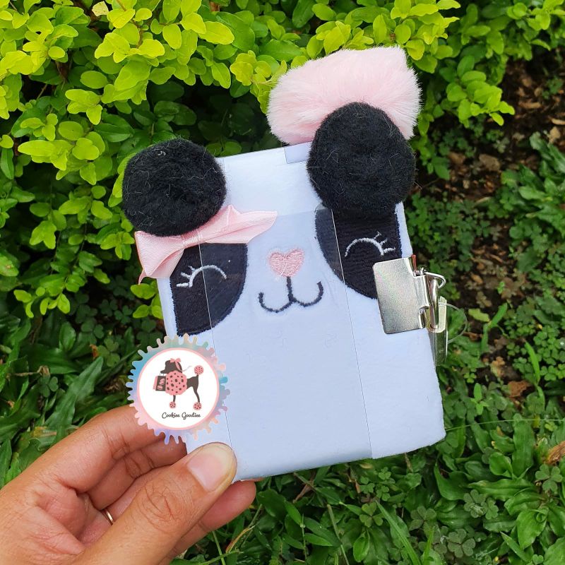 

Panda Pom Pom Lock Diary