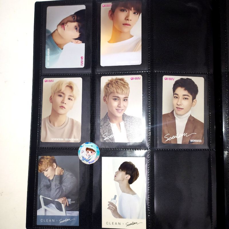 Seventeen clean photocard HMV japan photocard