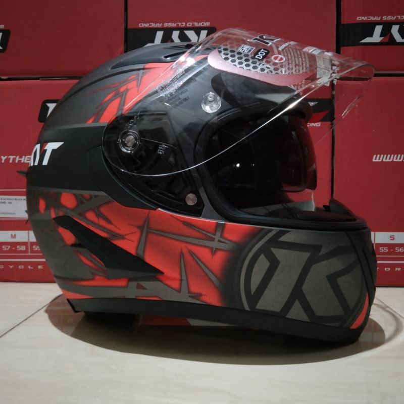 Helm KYT Falcon FR Spike Gunmetal Doff Original
