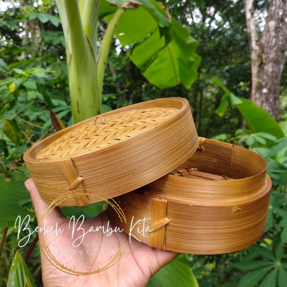Klakat Bambu Dimsum 15cm 1pcs (wadah atau tutup) / klakat dimsum 15cm / kukusan dimsum / tempat dims