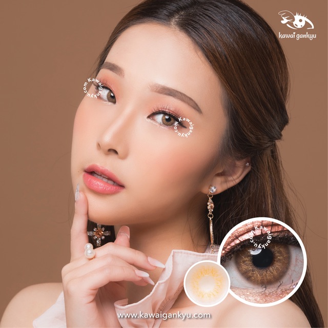 KawaiGankyu Softlens - Voxie lily brown (1botol)