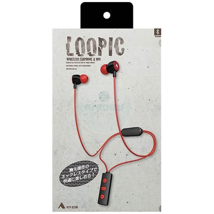 ALPEX - HANDSFREE BLUETOOTH WIRELESS EARPHONE & MIC LOOPIC BTN-A2500 BEST PRODUK