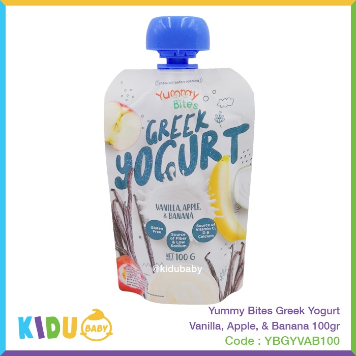 Yummy Bites Greek Yogurt 100gr Makanan Cemilan Bayi dan Anak Kidu Baby