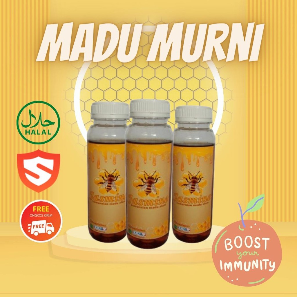 

Madu Jasmine 300 Gr Madu Murni Hutan Asli 100% Alami Sehat Baik Untuk Imun Garansi Jika Madu Palsu