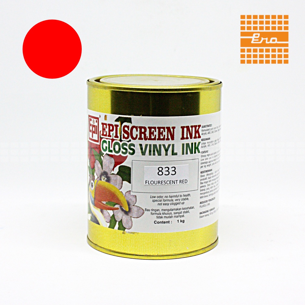 

TINTA MINYAK GLOSS VINYL 833 FLUORESCENT RED