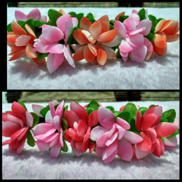 grosir   Isi 6 PCS Flower crown KARET /bandana bunga/bando mermaid/bandana karet