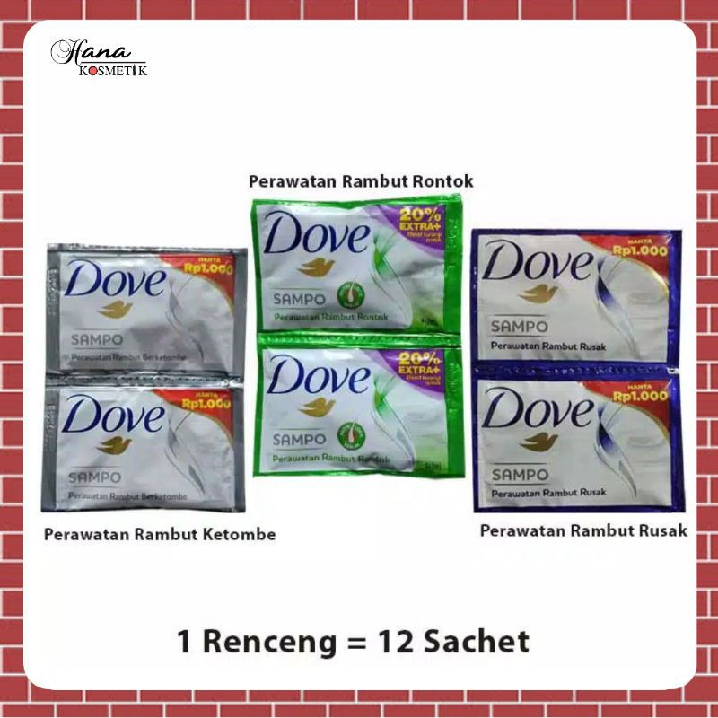 [SHAMPO] DOVE SAMPO SACHET