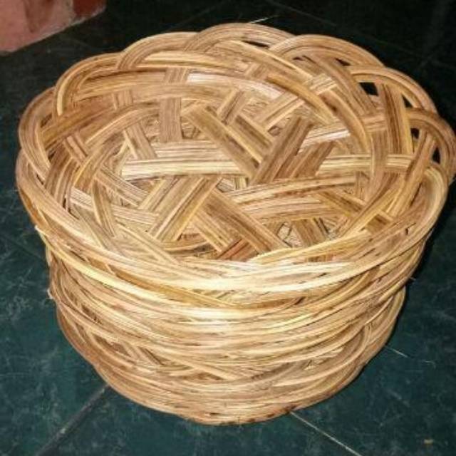PIRING ANYAMAN LIDI PIRING LIDI ANYAMAN ROTAN BAMBU