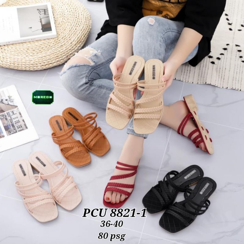 Sandal Slop Tali Anyam Import Morego 8821-1