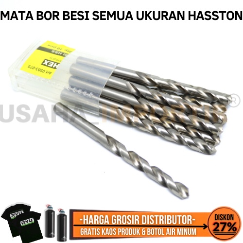 Mata Bor Besi Hasston Semua Ukuran Original Mata Bor Besi Prohex Mata Bor Besi Cobalt Original Mata 