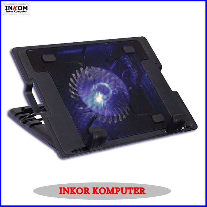 M-tech Ergostand CP03 Laptop Cooling Pad Kipas Fan Coolingpad Notebook