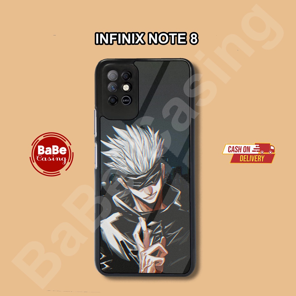 Case Infinix Note 8 Terlaris Anime Jujutsu Casing Infinix Note 8 Case Hardcase Sofcase Premium Glosy