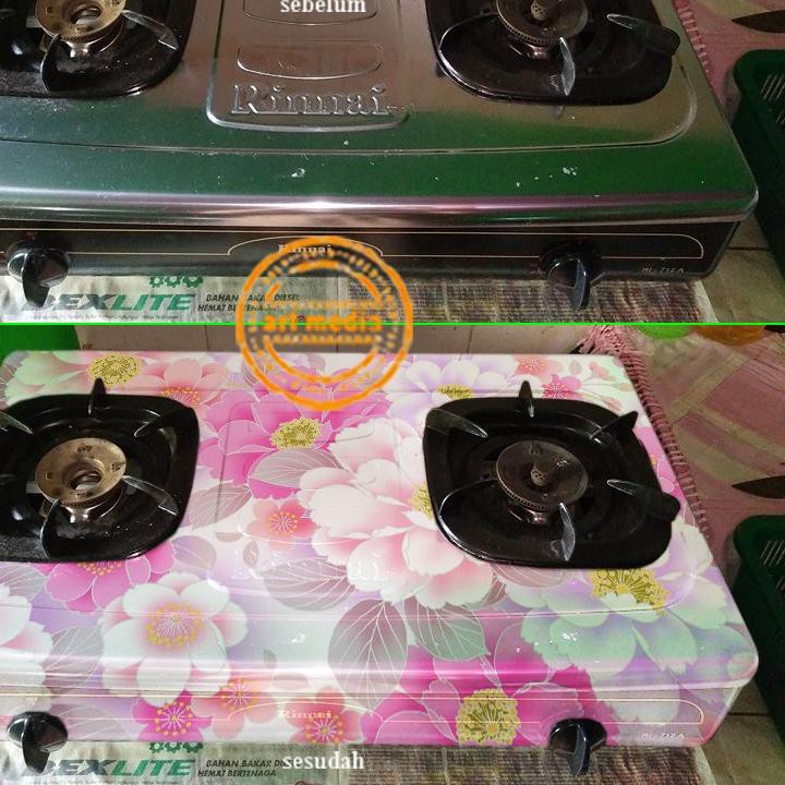 ✯ STIKER KOMPOR BUNGA PINK ☝