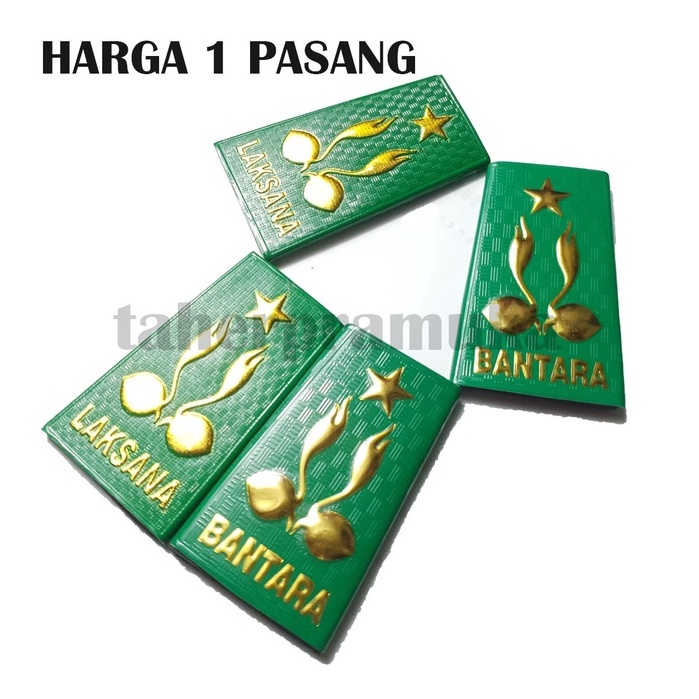 Bantara Karstek Sepasang 2biji TKU PRAMUKA Balok Laksana Pandega Pramuka Tahan Air