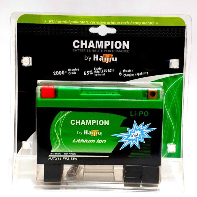 AKI MOTOR GEDE MOGE HJTX14 YTX14 - BS YTZ14S YTX12 - BS YTX9 LITHIUM