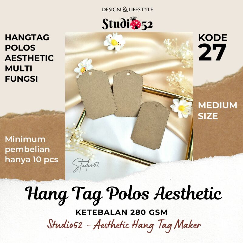 

Hang Tag Polos Aesthetic Multifungsi kode 27