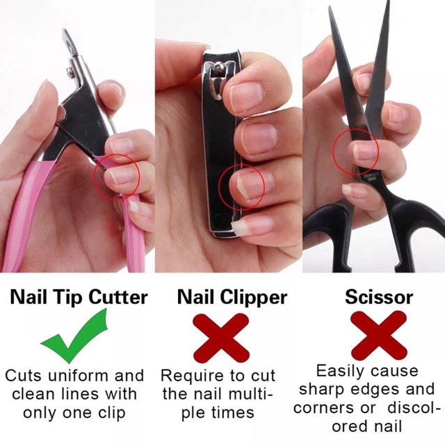 GUNTING NAIL TIP KUKU PALSU NAIL ART