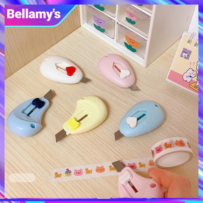 

COD ❤️ Cute Mini Portable Small Utility Knife Alat Perlengkapan Seni Siswa-Bellamy's