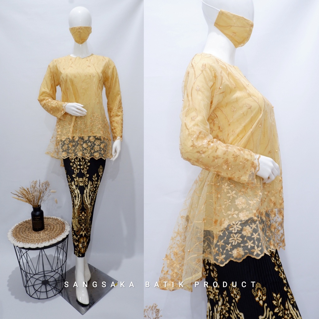 Kebaya Tunik / Tunik Brokat / Kebaya Modern / Kebaya tile / Kebaya Favorite / Batik Couple