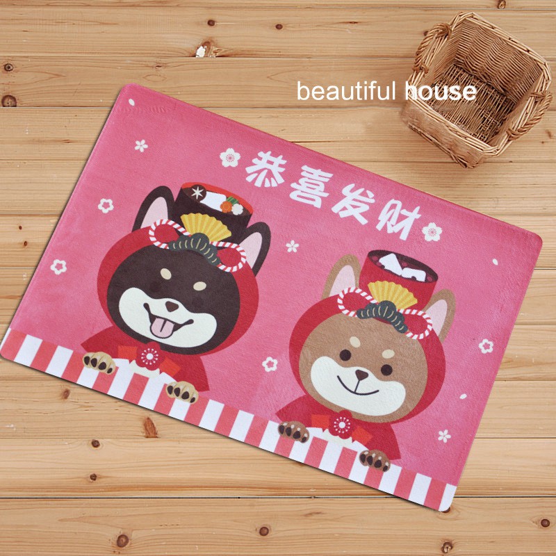 Keset Gambar Kartun Anjing Untuk Pintu Masuk Rumah Shopee Indonesia