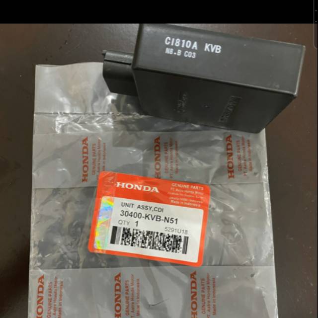 Cdi ecu unit assy honda vario 110 karbu old lama techno non led kvb